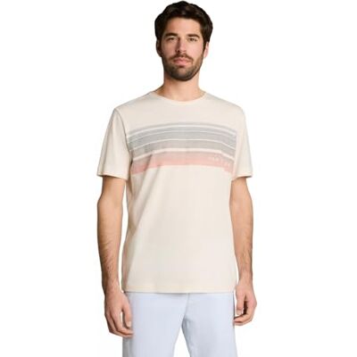 TOM TAILOR Herren 1052133 T-Shirt mit Print auf der Brust TOM TAILOR Herren 1052133 T-Shirt mit Print auf der Brust