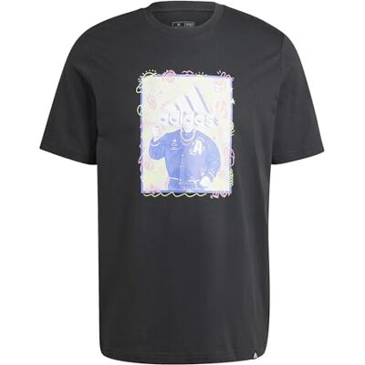 Adidas Herren Doodle Graphic Tee Kurzarm-Grafik-T-Shirt Adidas Herren Doodle Graphic Tee Kurzarm-Grafik-T-Shirt
