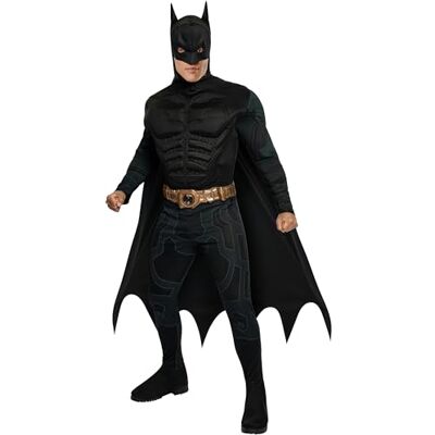 Rubie's 3 880671 M Deluxe Batman Erwachsene Kostüm, Größe M, Schwarz Rubie's 3 880671 M Deluxe Batman Erwachsene Kostüm, Größe M, Schwarz