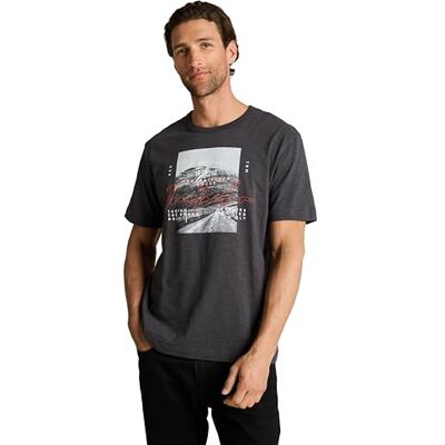 TOM TAILOR Herren T-Shirt mit Fotoprint TOM TAILOR Herren T-Shirt mit Fotoprint