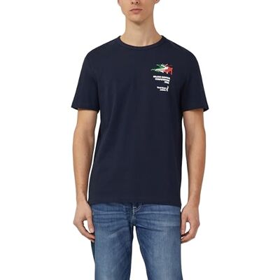 s.Oliver Gestreiftes Baumwoll-Shirt mit Hemdkragen s.Oliver Gestreiftes Baumwoll-Shirt mit Hemdkragen