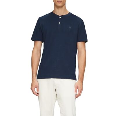 s.Oliver Henley-Shirt mit Flammgarnstruktur s.Oliver Henley-Shirt mit Flammgarnstruktur