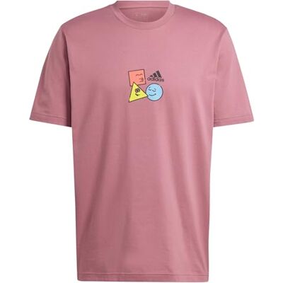 Adidas Herren Positivity Shapes Graphic Tee Kurzarm-Grafik-T-Shirt Adidas Herren Positivity Shapes Graphic Tee Kurzarm-Grafik-T-Shirt