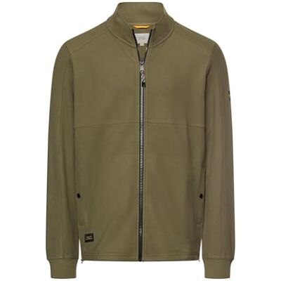 camel active Herren Sweatjacke mit praktischen Taschen Sweatjacke mit verstellbarem Tunnelzug, Reißverschluss und seitlichen Taschen aus reiner Baumwolle camel active Herren Sweatjacke mit praktischen Taschen Sweatjacke mit verstellbarem Tunnelzug, Reißverschluss und seitlichen Taschen aus reiner Baumwolle