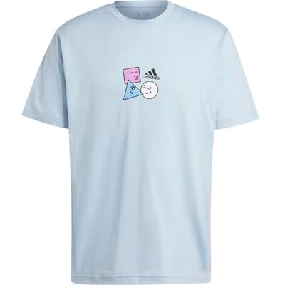 Adidas Herren Positivity Shapes Graphic Tee Kurzarm-Grafik-T-Shirt Adidas Herren Positivity Shapes Graphic Tee Kurzarm-Grafik-T-Shirt