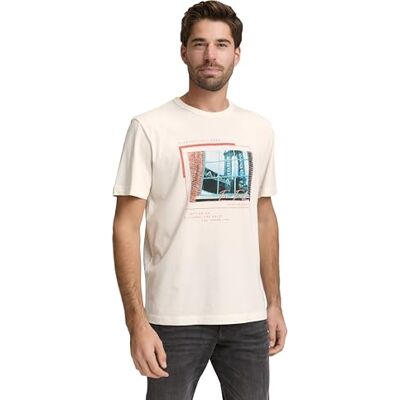 TOM TAILOR Herren T-Shirt mit Fotoprint TOM TAILOR Herren T-Shirt mit Fotoprint