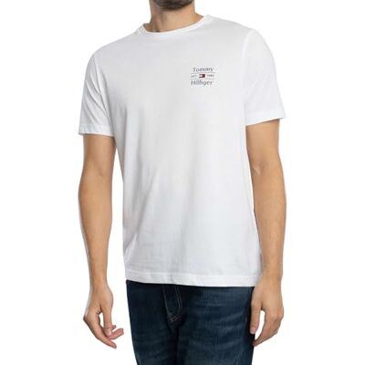 Tommy Hilfiger Herren T-Shirt Kurzarm Stack Tee mit Rundhalsausschnitt Tommy Hilfiger Herren T-Shirt Kurzarm Stack Tee mit Rundhalsausschnitt