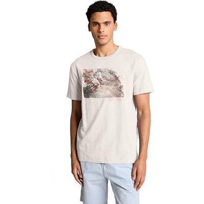 TOM TAILOR Herren T-Shirt mit Fotoprint TOM TAILOR Herren T-Shirt mit Fotoprint
