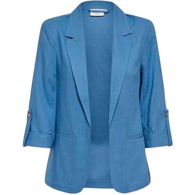ONLY Onlgoa 3/4 Unline Linen Bl Blazer Cc TLR ONLY Onlgoa 3/4 Unline Linen Bl Blazer Cc TLR