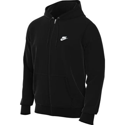 NIKE Club French-Terry-Hoodie mit durchgehendem Reißverschluss für Herren, FN3884 NIKE Club French-Terry-Hoodie mit durchgehendem Reißverschluss für Herren, FN3884