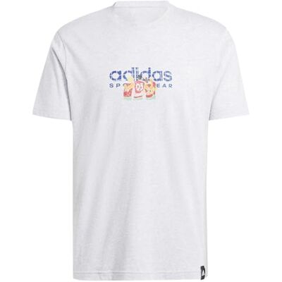 Adidas Herren Codes Linear Graphic Tee Kurzarm-Grafik-T-Shirt Adidas Herren Codes Linear Graphic Tee Kurzarm-Grafik-T-Shirt