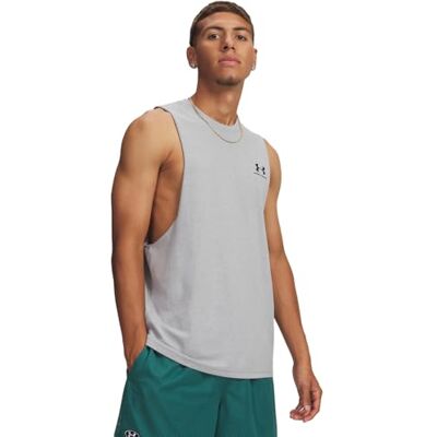Under Armour Herren Sportstyle Left Chest Cut-Off T-Shirt UA Tanktop für Linke Brust (1er Pack) Under Armour Herren Sportstyle Left Chest Cut-Off T-Shirt UA Tanktop für Linke Brust (1er Pack)