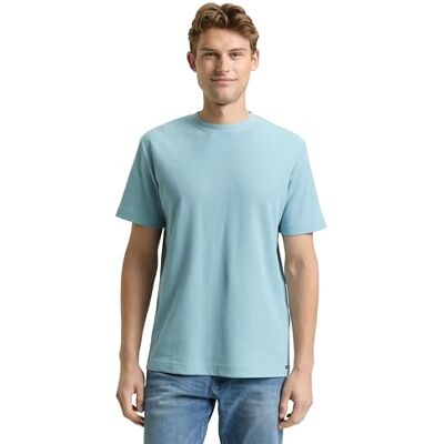 TOM TAILOR Herren T-Shirt mit Waffelstruktur TOM TAILOR Herren T-Shirt mit Waffelstruktur