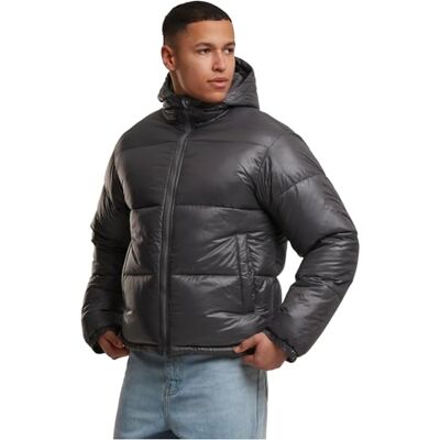 Urban Classics Herren Tb7585-shiny Puffer Jacket With Hood Puffer Jacket (1er Pack) Urban Classics Herren Tb7585-shiny Puffer Jacket With Hood Puffer Jacket (1er Pack)