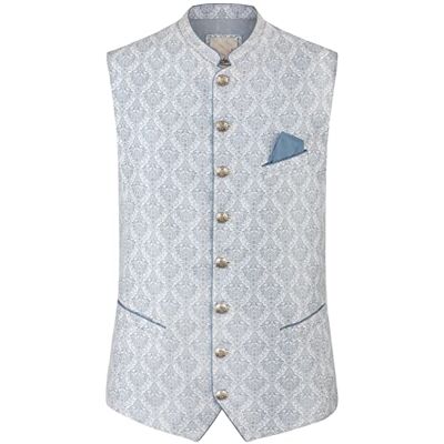 Stockerpoint Herren Amadeo Trachtenweste, hellblau, 52 Stockerpoint Herren Amadeo Trachtenweste, hellblau, 52