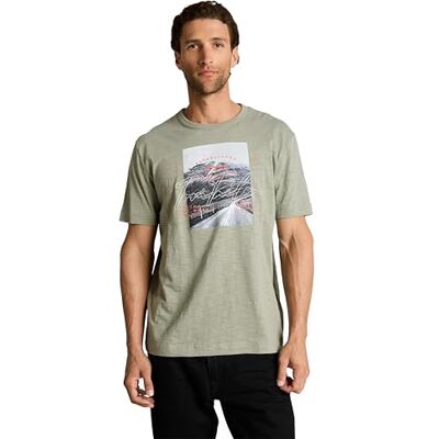 TOM TAILOR Herren T-Shirt mit Fotoprint TOM TAILOR Herren T-Shirt mit Fotoprint