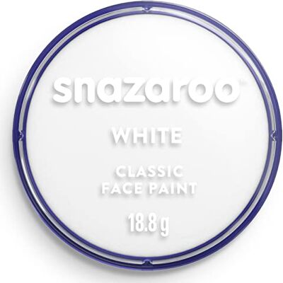 Snazaroo Snazarro White Face Paint 18ml Halloween Accessory Snazaroo Snazarro White Face Paint 18ml Halloween Accessory