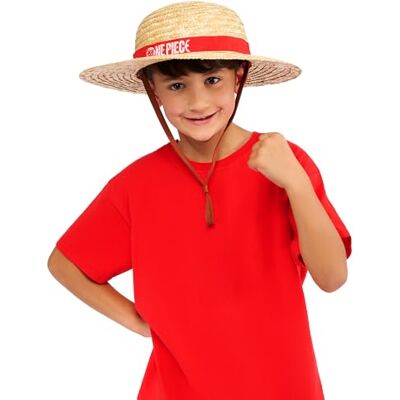 Rubie's Rubies Offiziell Netflix One Piece Monkey D. Luffy Hut Kinderkostüm, Größe One Size Rubie's Rubies Offiziell Netflix One Piece Monkey D. Luffy Hut Kinderkostüm, Größe One Size