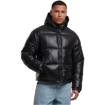 Urban Classics Herren Tb7585-shiny Puffer Jacket With Hood Puffer Jacket (1er Pack) Urban Classics Herren Tb7585-shiny Puffer Jacket With Hood Puffer Jacket (1er Pack)