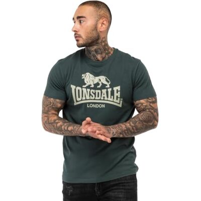 Lonsdale ST. ERNEY Herren-T-Shirt, Kurzarm-T-Shirt mit Rundhalsausschnitt 100% weiche gekämmte Baumwolle, markantes Logo auf der Brust, atmungsaktiv & bequem für den Alltag, Training & Freizeit Lonsdale ST. ERNEY Herren-T-Shirt, Kurzarm-T-Shirt mit Rundhalsausschnitt 100% weiche gekämmte Baumwolle, markantes Logo auf der Brust, atmungsaktiv & bequem für den Alltag, Training & Freizeit