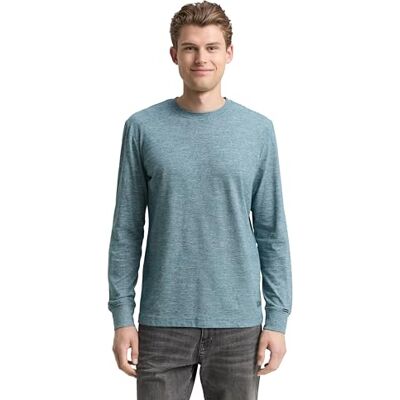 TOM TAILOR Herren 1048631 Langarmshirt mit Streifenmuster TOM TAILOR Herren 1048631 Langarmshirt mit Streifenmuster