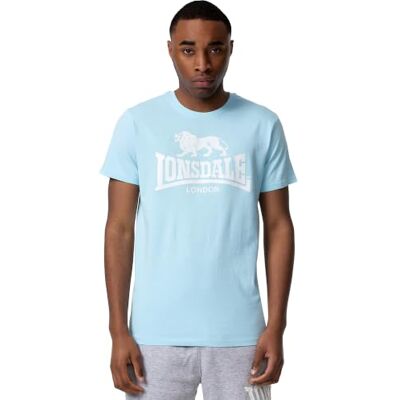 Lonsdale ST. ERNEY Herren-T-Shirt, Kurzarm-T-Shirt mit Rundhalsausschnitt 100% weiche gekämmte Baumwolle, markantes Logo auf der Brust, atmungsaktiv & bequem für den Alltag, Training & Freizeit Lonsdale ST. ERNEY Herren-T-Shirt, Kurzarm-T-Shirt mit Rundhalsausschnitt 100% weiche gekämmte Baumwolle, markantes Logo auf der Brust, atmungsaktiv & bequem für den Alltag, Training & Freizeit