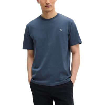 Marc O' Polo Herren 51556 Herren T-Shirt mit Rundhals-Ausschnitt, bequemes Oberteil aus Bio Baumwolle, klassisches Kurzarmshirt für Herren (1er Pack) Marc O' Polo Herren 51556 Herren T-Shirt mit Rundhals-Ausschnitt, bequemes Oberteil aus Bio Baumwolle, klassisches Kurzarmshirt für Herren (1er Pack)