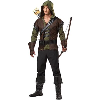 California Costumes Apparel Adult-Sized Costume Kostüm für Erwachsene, braun, M California Costumes Apparel Adult-Sized Costume Kostüm für Erwachsene, braun, M