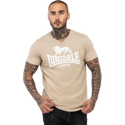 Lonsdale ST. ERNEY Herren-T-Shirt, Kurzarm-T-Shirt mit Rundhalsausschnitt 100% weiche gekämmte Baumwolle, markantes Logo auf der Brust, atmungsaktiv & bequem für den Alltag, Training & Freizeit Lonsdale ST. ERNEY Herren-T-Shirt, Kurzarm-T-Shirt mit Rundhalsausschnitt 100% weiche gekämmte Baumwolle, markantes Logo auf der Brust, atmungsaktiv & bequem für den Alltag, Training & Freizeit