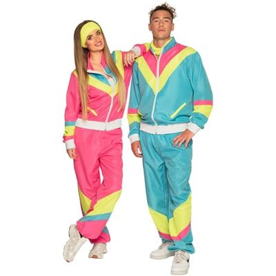 Boland Trainingsanzug Retro Man für Herren Neonblau UV Boland Trainingsanzug Retro Man für Herren Neonblau UV