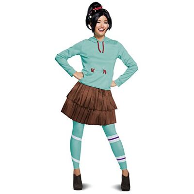 Disguise Damen Vanelope Deluxe kostuum voor volwassenen Kost me in Erwachsenengr e, Multi-colored, Small (4-6) US EU Disguise Damen Vanelope Deluxe kostuum voor volwassenen Kost me in Erwachsenengr e, Multi-colored, Small (4-6) US EU
