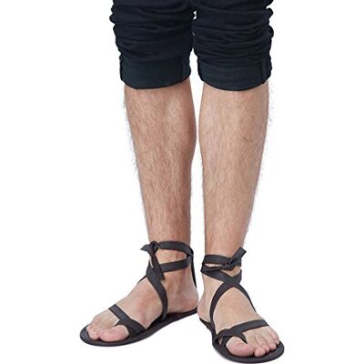 California Costumes Römische-Sandalen für Herren Kostüm-Accessoire für Fasching schwarz Schwarz California Costumes Römische-Sandalen für Herren Kostüm-Accessoire für Fasching schwarz Schwarz