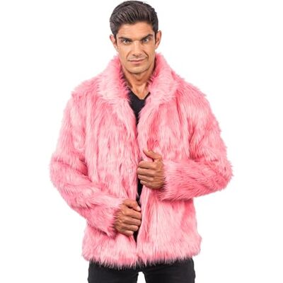Chaks Pelzmantel für Erwachsene, kurze Felljacke aus Kunstfell, für Karneval, Festival, Party Fashion Chaks Pelzmantel für Erwachsene, kurze Felljacke aus Kunstfell, für Karneval, Festival, Party Fashion