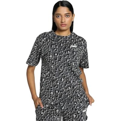 Puma Unisex ESS+ Animal Relaxed AOP Tee T-Shirt Puma Unisex ESS+ Animal Relaxed AOP Tee T-Shirt