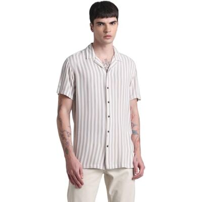 JACK & JONES Herren Jjjeff Resort Stripe Shirt Ss Relaxed Hemd JACK & JONES Herren Jjjeff Resort Stripe Shirt Ss Relaxed Hemd