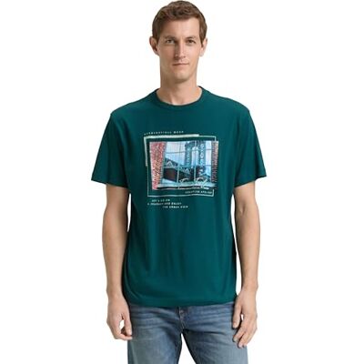 TOM TAILOR Herren T-Shirt mit Fotoprint TOM TAILOR Herren T-Shirt mit Fotoprint
