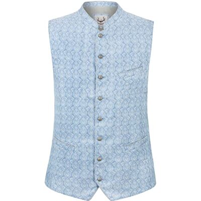 Stockerpoint Herren Dario Trachtenweste, hellblau, 50 Stockerpoint Herren Dario Trachtenweste, hellblau, 50