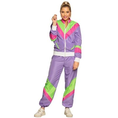 Boland Erwachsenenkostüm Trainingsanzug 80er Jahre mit Taschen, Jacke und Hose, verschiedene Größen, Campinganzug, Jogginganzug, Assi Anzug, Retro Style, Gruppenkostüm, Mottoparty, Karneval Boland Erwachsenenkostüm Trainingsanzug 80er Jahre mit Taschen, Jacke und Hose, verschiedene Größen, Campinganzug, Jogginganzug, Assi Anzug, Retro Style, Gruppenkostüm, Mottoparty, Karneval