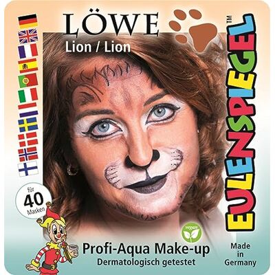 Eulenspiegel Gesichtsbemalung - Löwe, Bunte Farben - Malset Eulenspiegel Gesichtsbemalung - Löwe, Bunte Farben - Malset