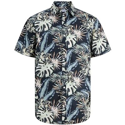 JACK & JONES Herren Jjhonolulu AOP Shirt Ss JACK & JONES Herren Jjhonolulu AOP Shirt Ss