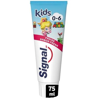Signal Zahnpasta für Kinder, 0-6 Jahre, Erdbeergeschmack, 75 ml, 1 Stück Signal Zahnpasta für Kinder, 0-6 Jahre, Erdbeergeschmack, 75 ml, 1 Stück