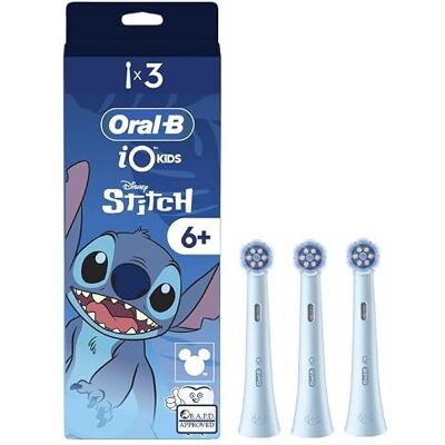 Oral-B Disney Stitch Zahnbürste für Kinder, 3 Stück, Ersatz für elektrische iO-Bürsten, weich für bewegliche Zähne, Oral B für Kinder ab 6 Jahren Oral-B Disney Stitch Zahnbürste für Kinder, 3 Stück, Ersatz für elektrische iO-Bürsten, weich für bewegliche Zähne, Oral B für Kinder ab 6 Jahren