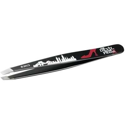 TWEEZERMAN Schräge Pinzette – The Devil Wears Prada 2 Slant Tweezer, Handgefeilte Spitzen für perfekte Augenbrauen, Rostfreier Edelstahl TWEEZERMAN Schräge Pinzette – The Devil Wears Prada 2 Slant Tweezer, Handgefeilte Spitzen für perfekte Augenbrauen, Rostfreier Edelstahl