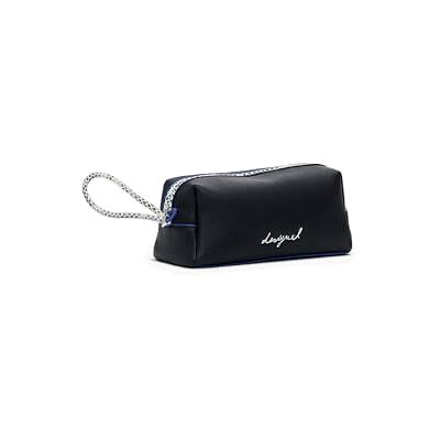 Desigual Kulturbeutel Mone Capsule Zip Bag Black schwarz Desigual Kulturbeutel Mone Capsule Zip Bag Black schwarz