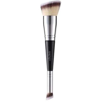 ENERGY Doppelseitiger Foundation- & Concealerpinsel – 2-in-1 abgeschrägter Make-up-Pinsel mit dichten veganen Synthetikborsten ENERGY Doppelseitiger Foundation- & Concealerpinsel – 2-in-1 abgeschrägter Make-up-Pinsel mit dichten veganen Synthetikborsten