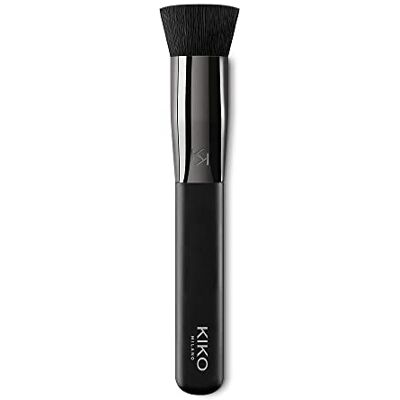 Kiko Milano Face 06 Sponge Core Foundation Brush Pinsel Mit Foundation-Schwamm Und Synthetikfasern Zum Auftragen Flüssiger Produkte Kiko Milano Face 06 Sponge Core Foundation Brush Pinsel Mit Foundation-Schwamm Und Synthetikfasern Zum Auftragen Flüssiger Produkte