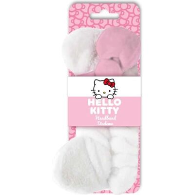 CERDÁ LIFE'S LITTLE MOMENTS Hello Kitty Make-up-Turban Skincare-Band mit Kawaii-Design, verstellbar und weich, für Gesichtsroutine und Make-up CERDÁ LIFE'S LITTLE MOMENTS Hello Kitty Make-up-Turban Skincare-Band mit Kawaii-Design, verstellbar und weich, für Gesichtsroutine und Make-up