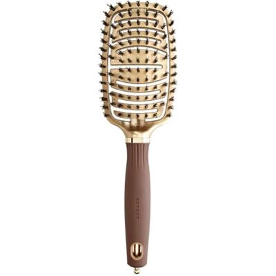 Olivia Garden EXPERT CARE FLEX Boar Bristles Gold&Brown Olivia Garden EXPERT CARE FLEX Boar Bristles Gold&Brown