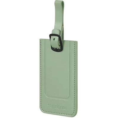 Samsonite TA Revolution Gepäckanhänger Set 2 Stück, Kofferanhänger für Koffer und Taschen, mit verstellbarem Riemen, Adresskarte, Schutzklappe für Privatsphäre, Grün (Sage) Samsonite TA Revolution Gepäckanhänger Set 2 Stück, Kofferanhänger für Koffer und Taschen, mit verstellbarem Riemen, Adresskarte, Schutzklappe für Privatsphäre, Grün (Sage)