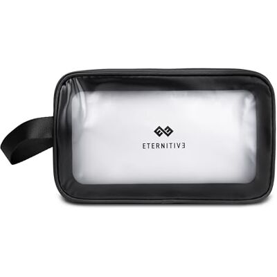 ETERNITIVE Kulturtasche Herren I Reise Kosmetiktasche Damen I Wasserbeständig Waschtasche mit Griff I Kulturbeutel für Toilettenartikel, Make-up I Kosmetik Organizer Tasche I Farbe: Schwarz ETERNITIVE Kulturtasche Herren I Reise Kosmetiktasche Damen I Wasserbeständig Waschtasche mit Griff I Kulturbeutel für Toilettenartikel, Make-up I Kosmetik Organizer Tasche I Farbe: Schwarz